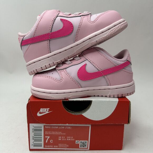 Nike Shoes Dunk Low TD “Triple Pink/Barbie” 2023 - Picture 3 of 5